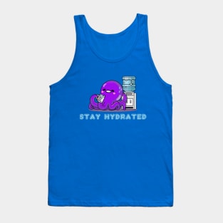 STAY HYDRATED (KAWAII OCTOPUS) Tank Top